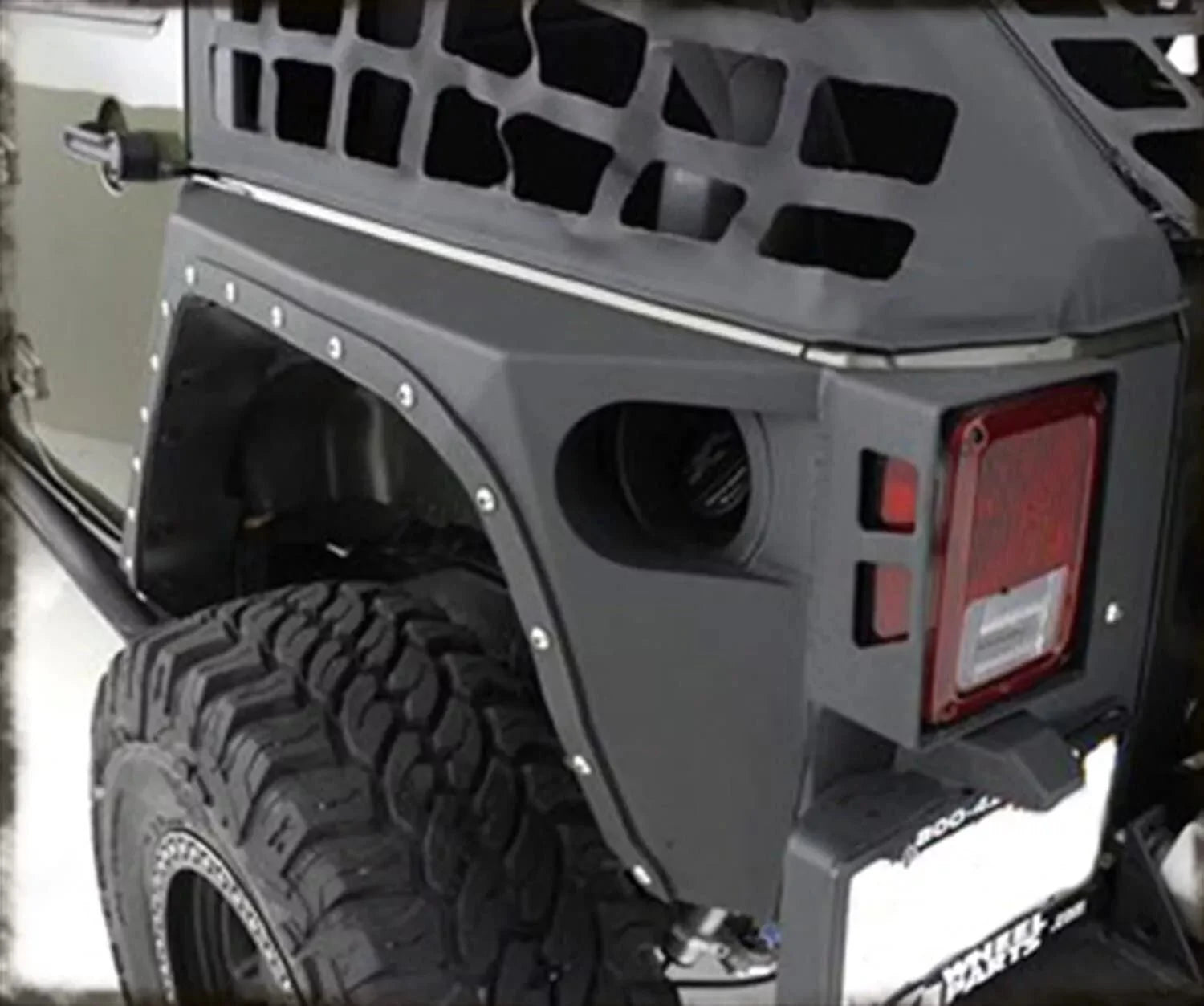 Smittybilt XRC Gen 1 Rear Fender Flares for 2007-2018 Wrangler JK (Pair) - Recon Recovery