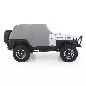 SmittyBilt Water Resistant Cab Cover with Door Flaps for 1992-2006 Jeep YJ & TJ