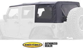Smittybilt OEM Replacement Soft Top For 2007-2009 Jeep Wrangler JKU- Black Diamond