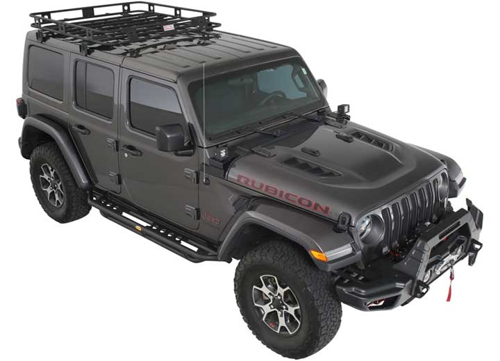 Smittybilt One Piece Defender Overland Roof Rack 2018-2025 Jeep Wrangler JL - Recon Recovery