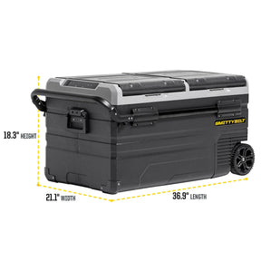 Smittybilt Waypoint Dual Zone 75L Fridge & Freezer with Chargeable Battery - Recon Recovery