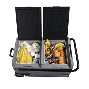 Smittybilt Waypoint Dual Zone 75L Fridge & Freezer with Chargeable Battery - Recon Recovery