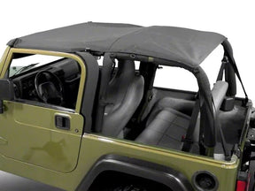 Smittybilt Extended Bikini Top Black Diamond For 1997-2006 Jeep Wrangler TJ - Recon Recovery
