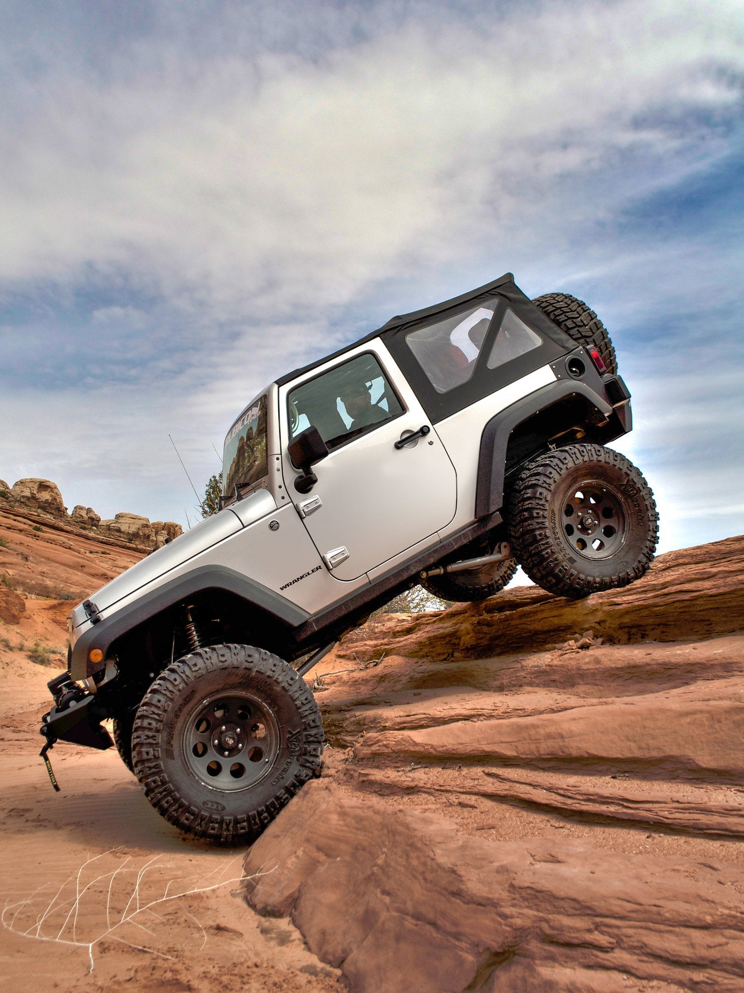 Smittybilt OEM Replacement Soft Top For 2010-2018 Jeep Wrangler JK 2Dr - Black Diamond