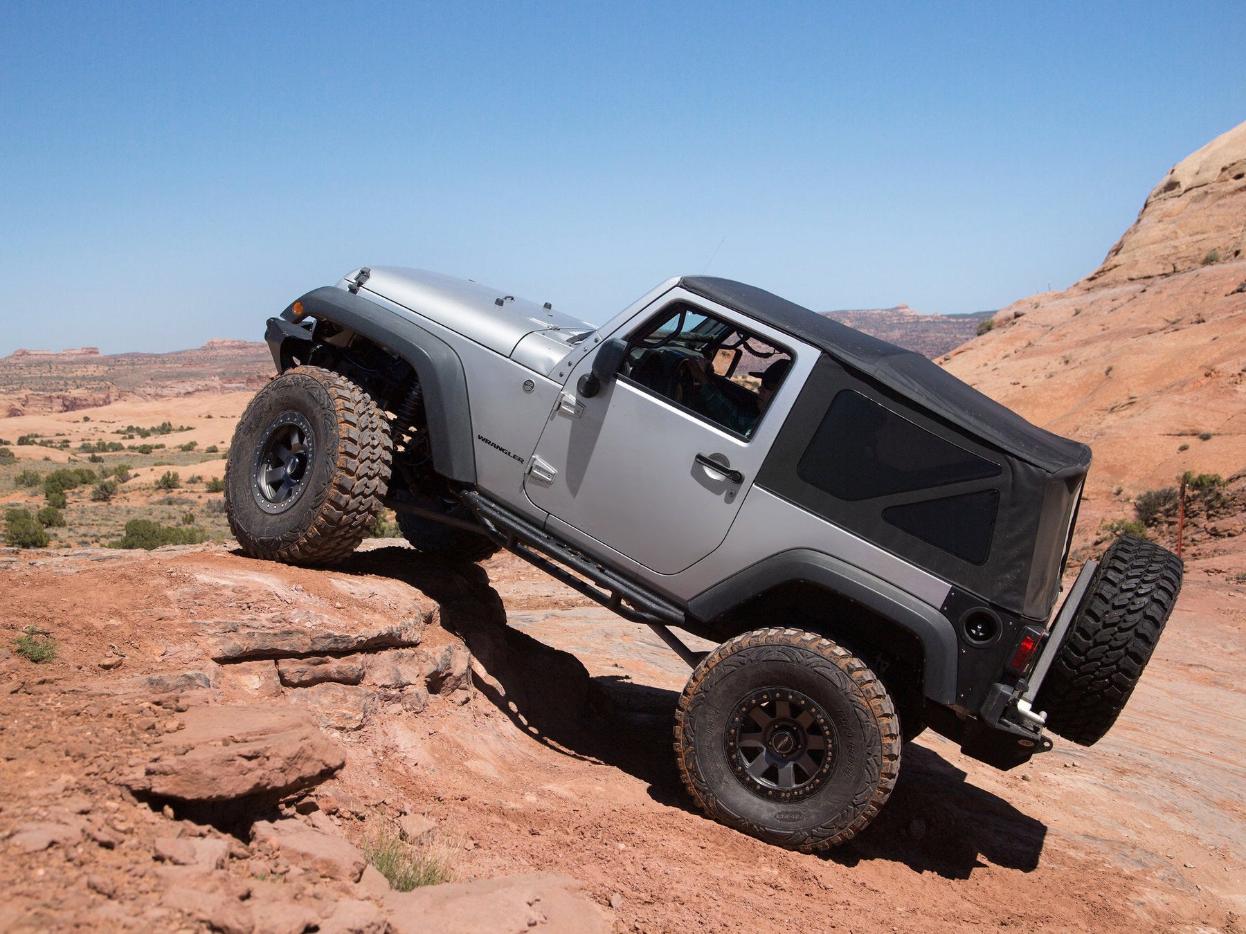 Smittybilt OEM Replacement Soft Top For 2010-2018 Jeep Wrangler JK 2Dr - Black Diamond