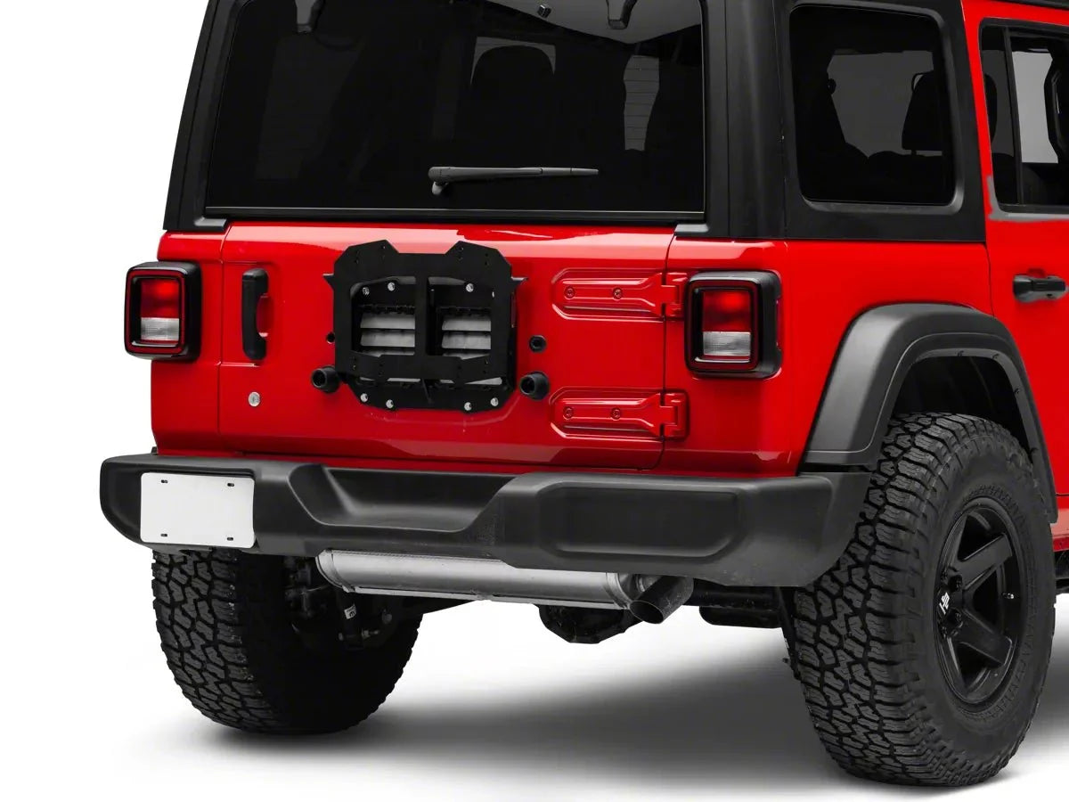 Smittybilt Tire Relocation Bracket for 2018–2026 Jeep Wrangler JL | Fits Up to 37" Spare