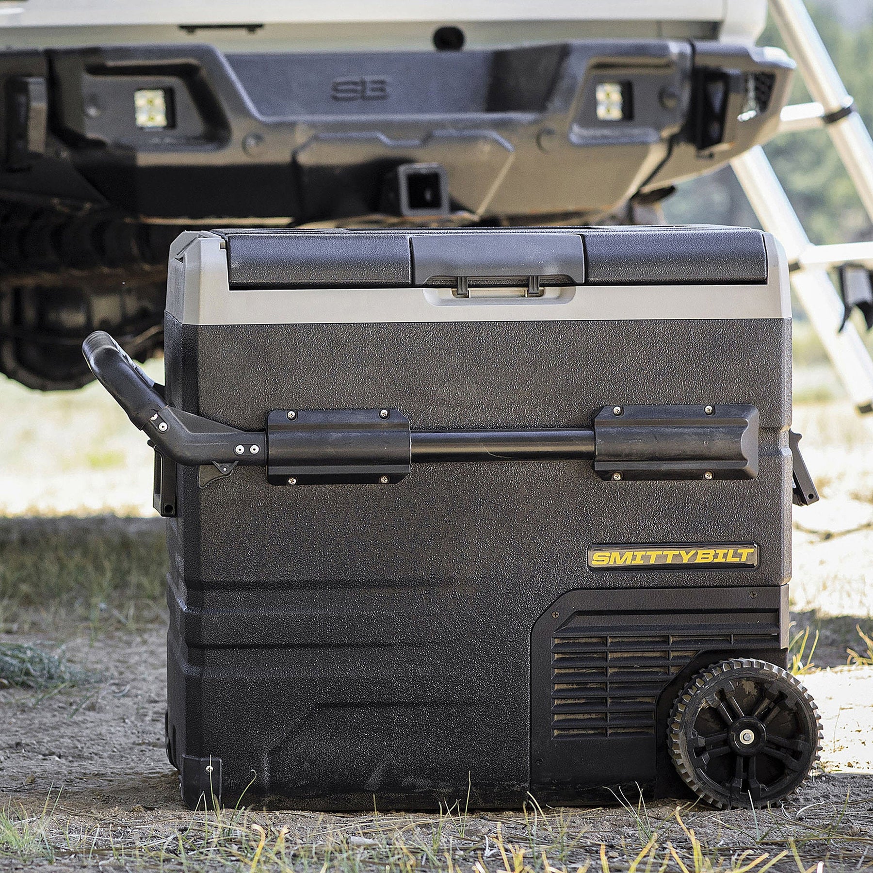 Smittybilt Waypoint Dual Zone 55L Fridge & Freezer with Chargeable Battery - Recon Recovery
