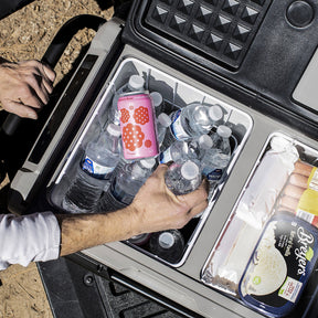 Smittybilt Waypoint Dual Zone 55L Fridge & Freezer with Chargeable Battery - Recon Recovery