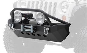 SmittyBilt XRC Gen1 Rock Crawler Winch Front Bumper for 2007-2018 Jeep Wrangler JK