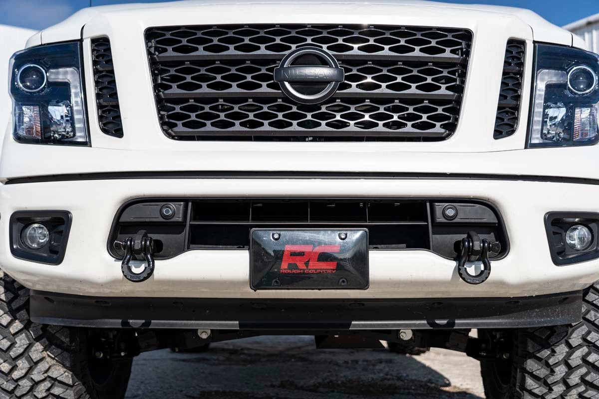 Rough Country Tow Hook Brackets for 2017-2024 Nissan Titan
