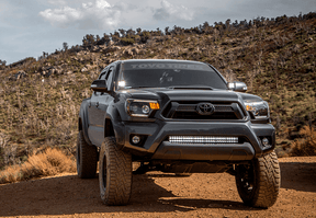 Low Profile Bolt On LED Ditch Light Mounting Brackets For 2005-2015 Toyota Tacoma