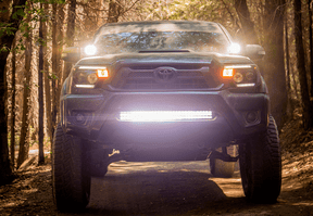 Low Profile Bolt On LED Ditch Light Mounting Brackets For 2005-2015 Toyota Tacoma