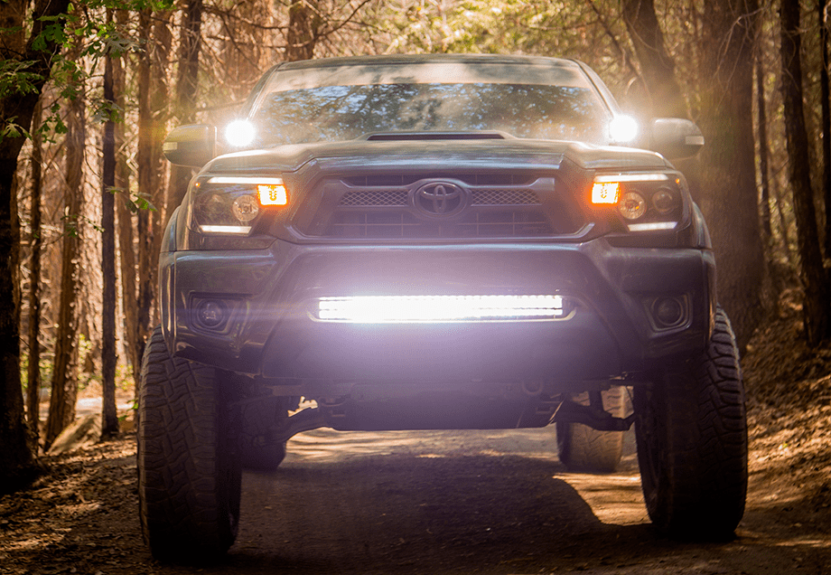 Low Profile Bolt On LED Ditch Light Mounting Brackets For 2005-2015 Toyota Tacoma
