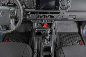 Rough Country Floor Mats | Front & Rear | Extended Cab | Silverado Sierra 1500/2500HD/3500HD 2WD/4WD ( 2014-2019)