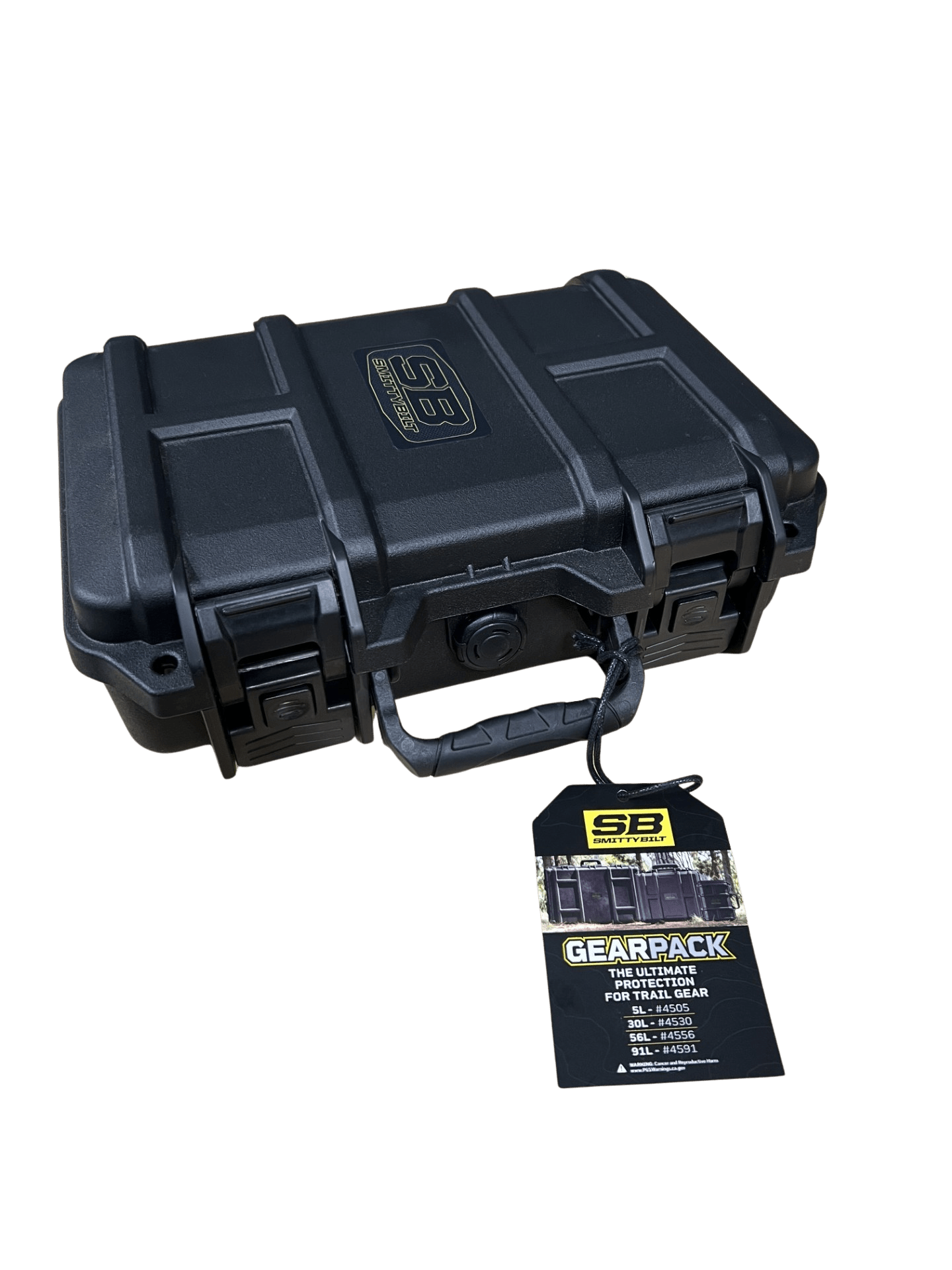 Smittybilt Weatherproof Gear Pack Storage Hard Case 5 Liter Small- Recon Recovery