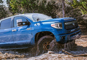 Low Profile Bolt On Ditch Light Mounting Brackets For 2014-2021 Toyota Tundra