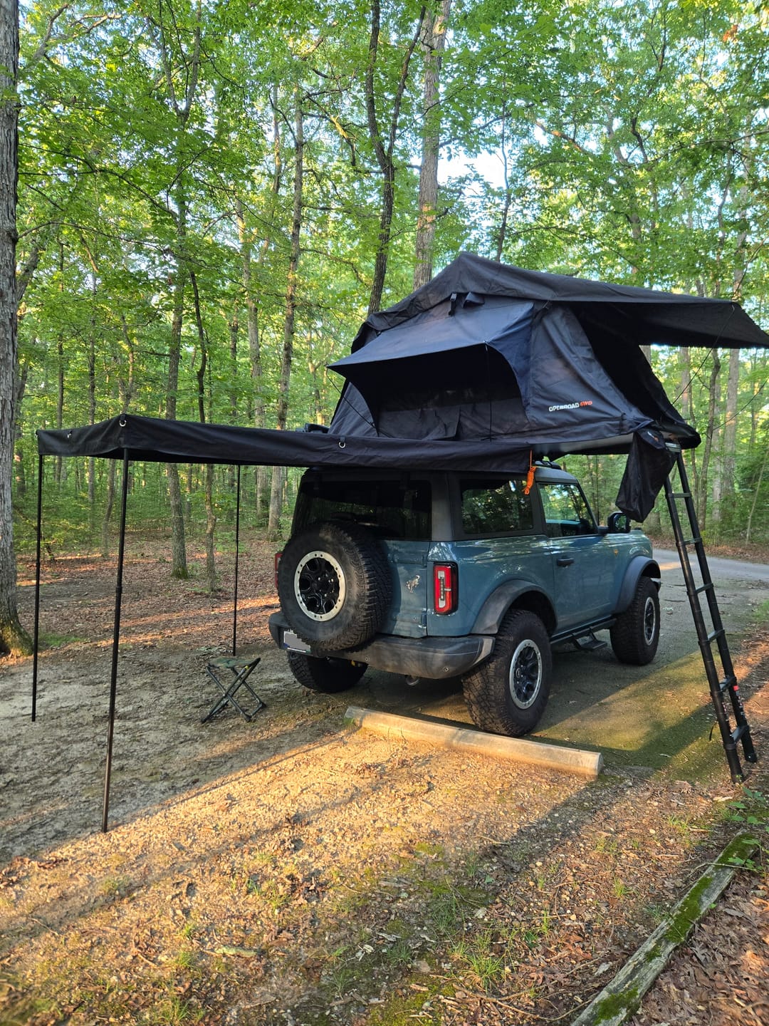 Openroad Soft Shell 2-3 People Rooftop Tent with Built in LED lights - 4 Season