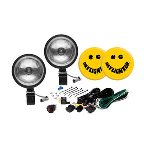 KC HiLites 6" Daylighter Halogen - 2-Light System - 100W Spread Beam