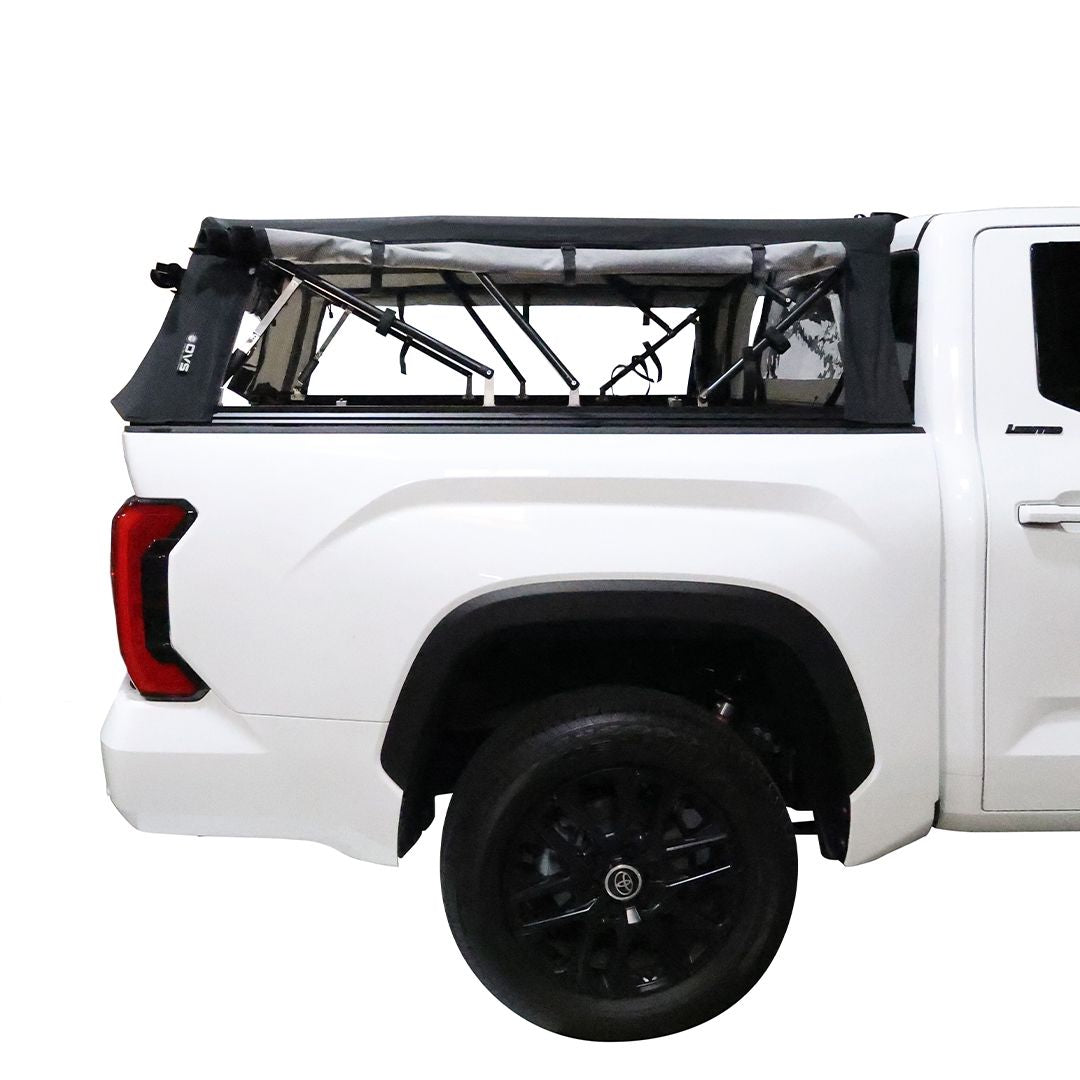 Explorer Soft Shell Foldable Bed Cap for 2022-2026 Toyota Tundra 5.5′ Bed -Black Diamond