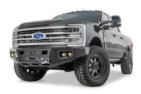 WARN Ascent Front Bumper | 2023-2025 Ford F-250 F-350 F-450 F-550 Super Duty | Winch Ready