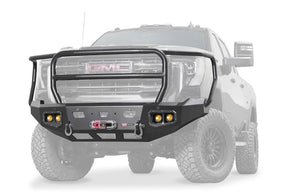 WARN Ascent Front Bumper | 2024-2026 GMC Sierra 2500HD & 3500HD | Winch Ready