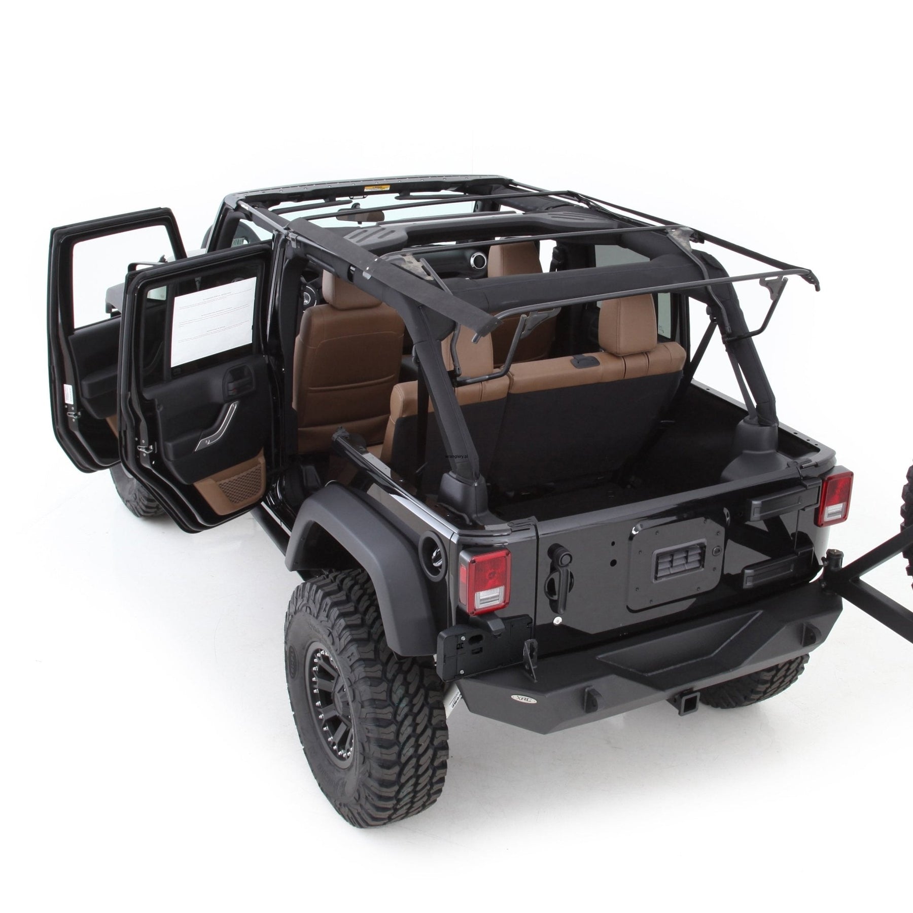 Smittybilt OEM Style Soft Top Frame Assembly For 2007-2018 Jeep Wrangler JKU - Recon Recovery