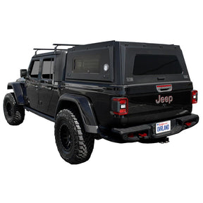OVS Expedition PRO+ Stainless Steel Truck Cap with Full Windows for 2020-2025 Jeep Gladiator JT